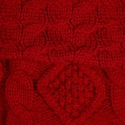 Northlight Cable Knit Christmas Stocking With Cuff - 21.5" - Red -Northlight GUEST 631a31c0 69c2 4386 8f72 a57bfd1ed1a4