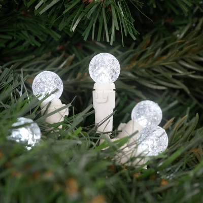 Northlight LED G12 Berry Christmas Lights - Pure White - 16' White Wire - 50 Ct 3 Northlight LED G12 Berry Christmas Lights - Pure White - 16' White Wire - 50 Ct