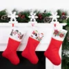 Northlight 19" Red, White And Gold Glittered Poinsettia Christmas Stocking -Northlight GUEST 6358e15b 1d73 4c98 8453 01584a63b097 1