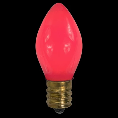 Northlight Pack Of 25 Opaque Pink C7 Christmas Replacement Bulbs 3 Northlight Pack Of 25 Opaque Pink C7 Christmas Replacement Bulbs