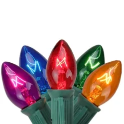 Northlight C7 Christmas String Lights - MultiColor - 24' Green Wire - 25ct -Northlight GUEST 68944b12 1cb1 4f6e 9f66 285b9c2cdcbd