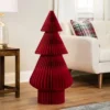 Northlight Accordion Honeycomb Foldable Paper Christmas Tree - 3' - Red -Northlight GUEST 68a199bb f6bd 465a aeb1 6a1a8304cbc8