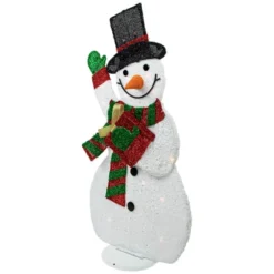 Northlight Lighted Waving Snowman Outdoor Christmas Decoration - 32" - Clear Lights -Northlight GUEST 6a84fb7d 591c 448f ba68 2dbb354c7c46
