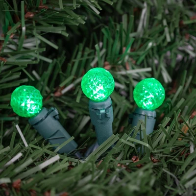 Northlight LED G12 Berry Christmas Lights - Green - 16' Green Wire - 50 Ct 3 Northlight LED G12 Berry Christmas Lights - Green - 16' Green Wire - 50 Ct
