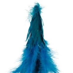 Northlight Two-Tone Layered Glitter Feather Cone Tree Christmas Decoration - 19.5" - Turquoise -Northlight GUEST 6d9b4c19 23aa 492b bef9 249488e71a22
