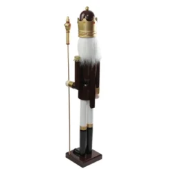 Northlight 48" Burgundy And White Wooden Christmas Nutcracker King With Scepter 11 Northlight 48" Burgundy And White Wooden Christmas Nutcracker King With Scepter -Northlight GUEST 6e646cd1 dccd 4bb5 9879 4c8b61a30879