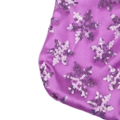 Northlight 19" Purple Sequin Snowflake Christmas Stocking With White Faux Fur Cuff -Northlight GUEST 735025ee de79 44d9 be25 b0d7775a506a