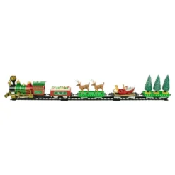 Northlight 22pc Battery Operated Lighted And Animated Christmas Train Set With Working Smokestack -Northlight GUEST 767da530 9bff 471a adbd 35bb9b7fc2e7