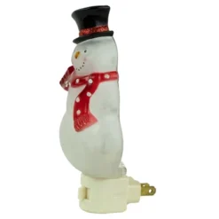 Northlight 6.75" Snowman Wearing Red Scarf Christmas Night Light -Northlight GUEST 784f1509 1687 439e 8d3b 83bea14335a2