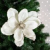 Northlight 24" Cream Magnolia Glittered Christmas Stem Spray -Northlight GUEST 7ac4358f c091 4bf2 81bb d5e8fe214caa