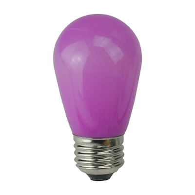 Northlight Pack Of 25 Opaque LED S14 Purple Christmas Replacement Bulbs 3 Northlight Pack Of 25 Opaque LED S14 Purple Christmas Replacement Bulbs