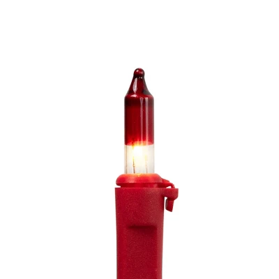 Northlight Mini Christmas Light Set - Clear With Red Tips - 20.25' Red Wire - 100ct 7 Northlight Mini Christmas Light Set - Clear With Red Tips - 20.25' Red Wire - 100ct - Image 5