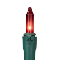 Northlight Mini Incandescent Christmas Lights - Red And Clear - 10' Green Wire - 50ct -Northlight GUEST 83e76c5f f268 4895 b9cb 9170b01c2c13