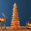 Northlight Small Layered Feather Cone Tree Glittered Christmas Decoration - 16" - Rust Orange -Northlight GUEST 84c09492 5844 40b1 bc8d 09f6dcc08c80