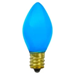 Northlight Pack Of 4 Blue Opaque C7 Christmas Replacement Bulbs - 2" -Northlight GUEST 8863c877 512b 4f0d 88b5 9cc77c0ffe80