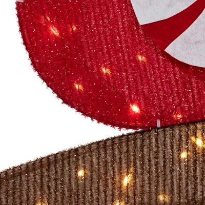 Northlight Lighted Winter Friends Christmas Coaster Outdoor Decoration - 4.5' - LED Warm White 7 Northlight Lighted Winter Friends Christmas Coaster Outdoor Decoration - 4.5' - LED Warm White - Image 5