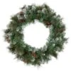 Northlight Snow Valley Pine Artificial Christmas Wreath, 24-Inch, Unlit -Northlight GUEST 8e101367 a27f 41dc ac02 8eb62ccf1ece