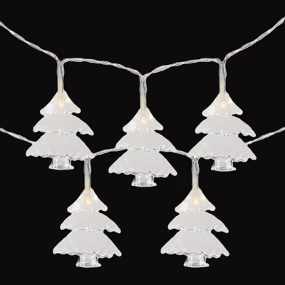 Northlight Battery Operated Christmas Tree Light Set - Warm White LED - 3' Clear Wire - 10ct 4 Northlight Battery Operated Christmas Tree Light Set - Warm White LED - 3' Clear Wire - 10ct - Image 2