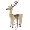 Northlight 40 Plush Standing Reindeer Christmas Decoration With Saddle And Jingle Bells -Northlight GUEST 91ed0e2c 4d1e 40ed 8889 b1dec8d7b07b