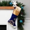 Northlight 20.5" Blue And Gold Nativity Scene Christmas Stocking With Gold Cuff -Northlight GUEST 97e4bab8 40b5 492a afbf ed2e1052e7e7