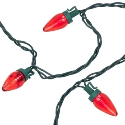 Northlight LED C7 Christmas Lights - Red - 16' Green Wire - 25ct -Northlight GUEST 99455d2b f1b5 44ff b0e4 9592d51e559d