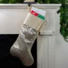 Northlight 22" Golden Metallic Sequined Christmas Stocking With Satin Cuff -Northlight GUEST 9c6e6751 6214 4a5c 9a59 8be513cd2318