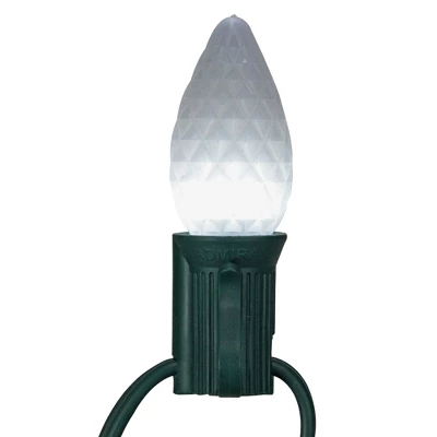 Northlight 25-Count Faceted LED C7 Pure White Christmas Replacement Bulbs 3 Northlight 25-Count Faceted LED C7 Pure White Christmas Replacement Bulbs