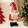 Northlight Gnome Holding Gingerbread Snowflake Cookie Christmas Decoration - 11.5" - Red -Northlight GUEST 9e59e947 49c5 4b8b ba41 d40def9488fd