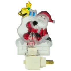 Northlight 6.25" Santa In Chimney Frosted Christmas Night Light -Northlight GUEST 9eff77d5 2960 4856 84a7 2c73c419bbd8