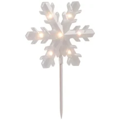 Northlight Lighted Snowflake Outdoor Christmas Pathway Markers - 14.25" - Set Of 5 -Northlight GUEST 9f7930e9 6605 4ceb be65 6c76afb83e7e