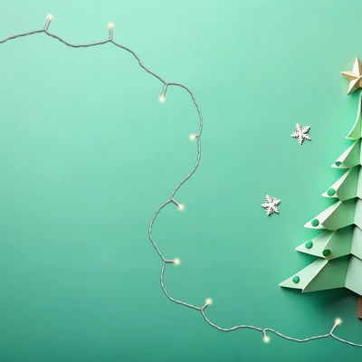 Northlight Wide Angle LED Christmas Lights - Warm White - 3' White Wire - 10ct 4 Northlight Wide Angle LED Christmas Lights - Warm White - 3' White Wire - 10ct - Image 2