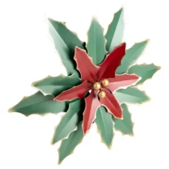Northlight 14" Small Green And Red Metal Poinsettia Christmas Wall Hanging -Northlight GUEST a2f17002 f611 432e a308 b673d3868ba3