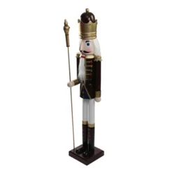 Northlight 48" Burgundy And White Wooden Christmas Nutcracker King With Scepter 10 Northlight 48" Burgundy And White Wooden Christmas Nutcracker King With Scepter -Northlight GUEST a3f63999 3f0b 4d4c 9d8a 4434411402ab