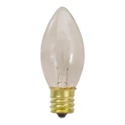Northlight Pack Of 4 Clear C9 Transparent Christmas Replacement Bulbs