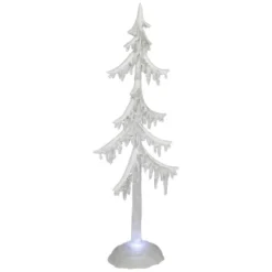 Northlight LED Lighted Acrylic Icicle Tree Christmas Decoration - 14" -Northlight GUEST ac3a72fb 834f 4a12 8445 8000ba233dbe