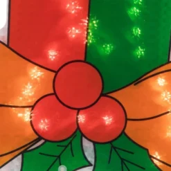 Northlight Lighted Holographic Candle Christmas Window Silhouette Decoration - 17" -Northlight GUEST aca04aa3 9d7f 4b56 b3a3 bb8600c95afc