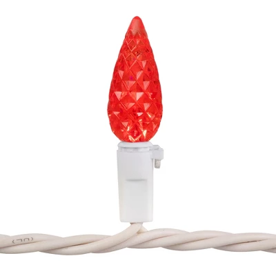 Northlight Patriotic LED C6 Faceted Christmas Lights - Red, White And Blue - 16.5' White Wire - 50ct 7 Northlight Patriotic LED C6 Faceted Christmas Lights - Red, White And Blue - 16.5' White Wire - 50ct - Image 5