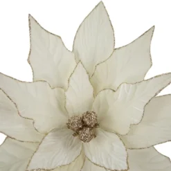 Northlight 24" Cream Poinsettia Christmas Stem Spray -Northlight GUEST b4604b54 83c8 4ef7 a005 c06fa8a63309