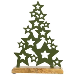 Northlight Tree Of Stars Metal Christmas Decoration - 11" - Green -Northlight GUEST b5198815 13fe 41f6 89c7 b09b9cf39c57