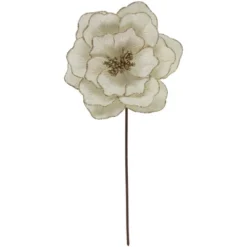 Northlight 24" Glittered Cream Magnolia Christmas Stem Spray 9 Northlight 24" Glittered Cream Magnolia Christmas Stem Spray -Northlight GUEST b6744359 bb1d 45a6 9b11 532342ff913d