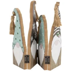Northlight Wooden Gnomes Hinged Christmas Decoration - 10.75" -Northlight GUEST b6fad672 bf19 4939 8b68 609051025b65