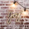 Northlight 12" White LED Lighted "Joy" Neon Style Christmas Sign 2 Northlight 12" White LED Lighted "Joy" Neon Style Christmas Sign -Northlight GUEST b7c6007c 7ccf 4122 9484 6069572d4a49