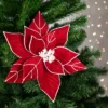 Northlight 20" Red And White Velvet Glittered Poinsettia Christmas Stem Spray 2 Northlight 20" Red And White Velvet Glittered Poinsettia Christmas Stem Spray -Northlight GUEST b8350cca 9e8d 422e ba81 c9e21b2d627f