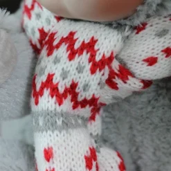 Northlight 9" Gray And Red Pucker Up Baby In Mouse Costume Collectible Christmas Doll -Northlight GUEST b83ced07 27e8 4ca7 9cbf 22795e337499