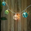 Northlight 10-Count Multicolor Globe Christmas Light Set, 6ft White Wire -Northlight GUEST b9727052 873b 4737 8a9d 5be6800f4abe