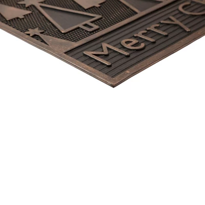 Northlight Black And Gold Merry Christmas Doormat 18" X 30" 5 Northlight Black And Gold Merry Christmas Doormat 18" X 30" - Image 3