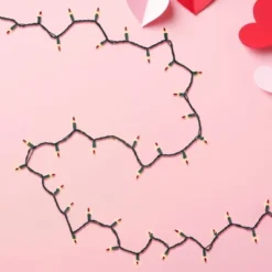 Northlight Mini Christmas Light Set - Clear With Red Tips - 20.25' Green Wire - 100ct -Northlight GUEST bce1602b 9695 4aa8 a8cd a22ce317364f