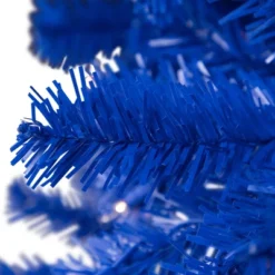 Northlight Pre-Lit Medium Pine Artificial Christmas Tree - 6' - Royal Blue - Clear Lights -Northlight GUEST be795fac d924 4f1e beab dc5ebc86571c