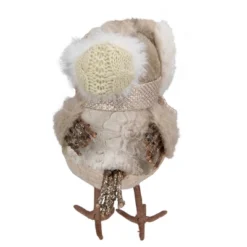 Northlight 6" Beige And White Plush Bird In Earmuffs Christmas Figure -Northlight GUEST c5e2668e fdce 44a1 b8de 40f4cfe549c3