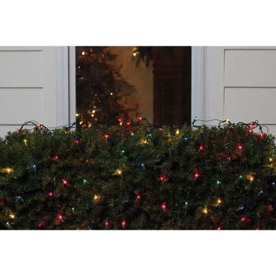 Northlight Mini Incandescent Net Style Christmas Lights - 4' X 6' - Multi-color - Green Wire 3 Northlight Mini Incandescent Net Style Christmas Lights - 4' X 6' - Multi-color - Green Wire